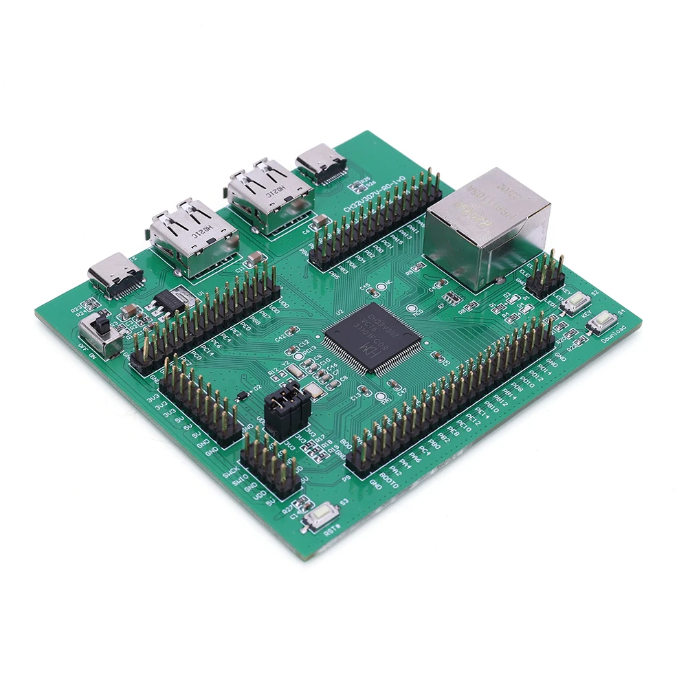 CH32V307 Support de carte d'évaluation à bord WCH-Link MCU Carte de développement à faible coût CH32V307V-EVT-R0 USB