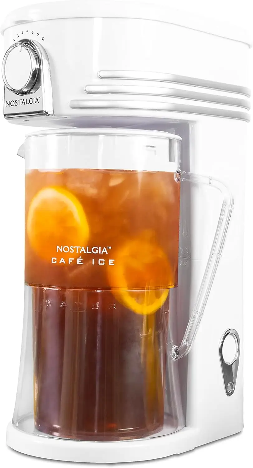 

3-Quart Iced Tea & Coffee Maker with Strength Selector, Perfect for Lattes and Lemonade