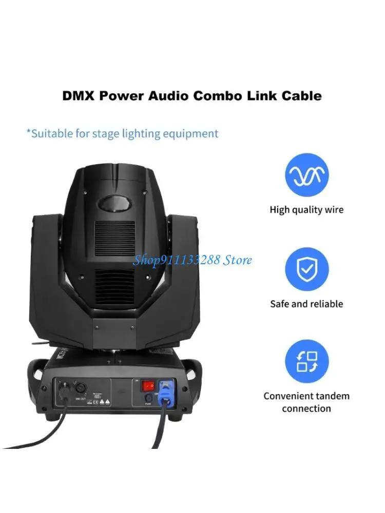 

G88D Practical Power Sound Combo Cable for Professional Stage Light Systems