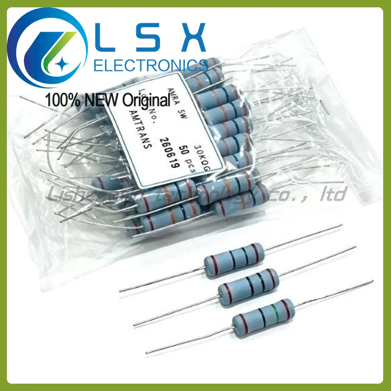 2pcs for AMRA 5W non-magnetic fever audio dedicated fever metal film resistor