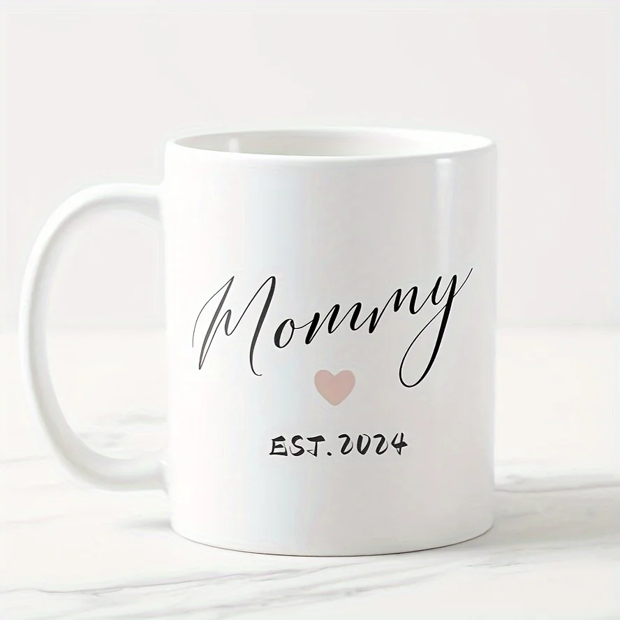 1pc, New Mom Mug For Mother, Mother-in-law, Lady, Birthday Gift, Thanksgiving Mother's Day 11oz Coffee Cup