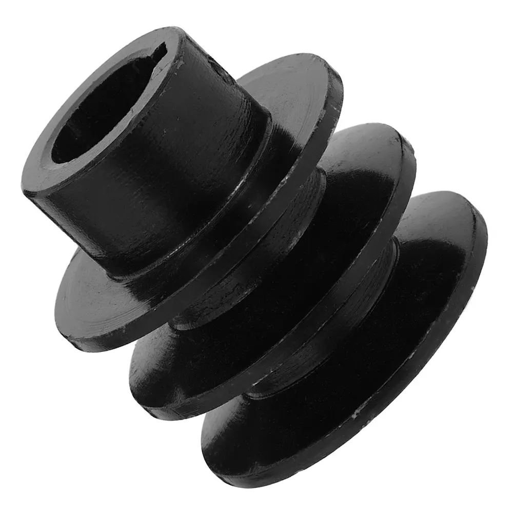 

Double Slot Pulley Gas Engine V-belt Groove Sheave Wheel Cast Iron Precision Long Lasting Versatile Easy Installation Double