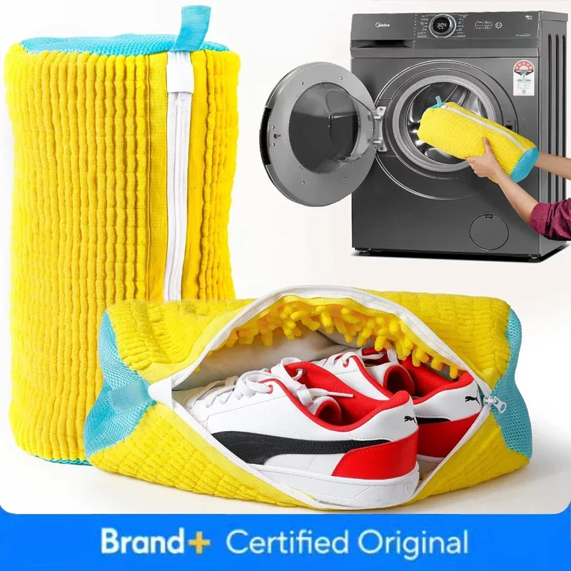 Shoe Washing Bag for Machine Laundry Mesh Protector Prevent Sneaker Deformation Damage Sports Shoes Cleaner Lazy Wash Gear