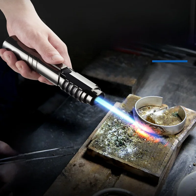 

Welding Torch Cookware Bbq Gas Torch Lighter For Kitchen Stove Windproof Lighter Cool Lighters Smokers Smoking Accessories Smoke