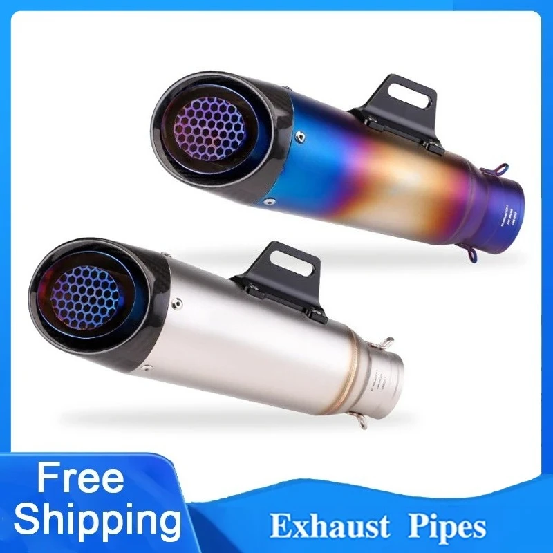 

51mm Universal Motorcycle Exhaust Muffler Pipe DB Killer GP-Project For Yamaha R6 R15 R1 R3 MT07 Tmax155 XMAX GSX250 Pcx125