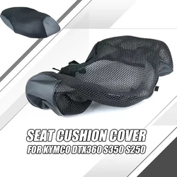 FIT KYMCO DTX360 DTX 360 S350 S250 Cushion Cover Sun Protection Heat Insulation Thickened Leather Mesh Cushion Cover