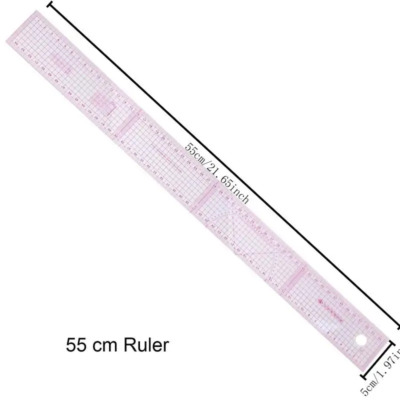 7 Piece Metric Clothes Curve Sewing Ruler Set Drawing Stencil Handmade Grading Curve Rule DIY Pattern Making Tools