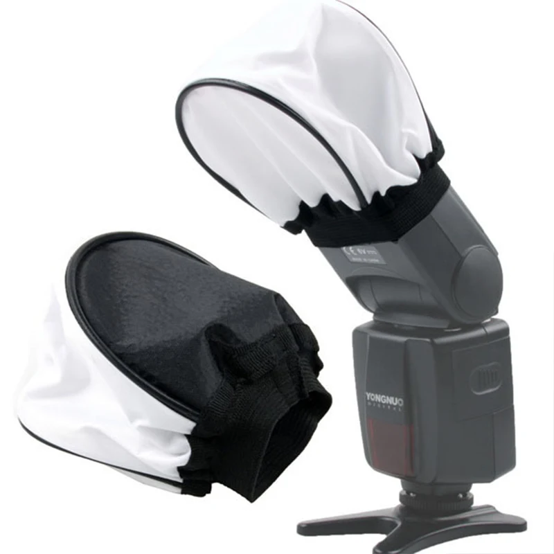 Set Top Flash Soft Light Cover Universal Hot Shoe Flash Soft Light Cloth Cover for Photography External Flash Soft Light Cover