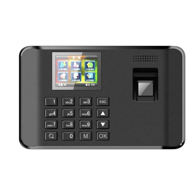 Attendance machine Multi-language fingerprint Work clock in machine Check-in self-service report Fingerprint attendance machine