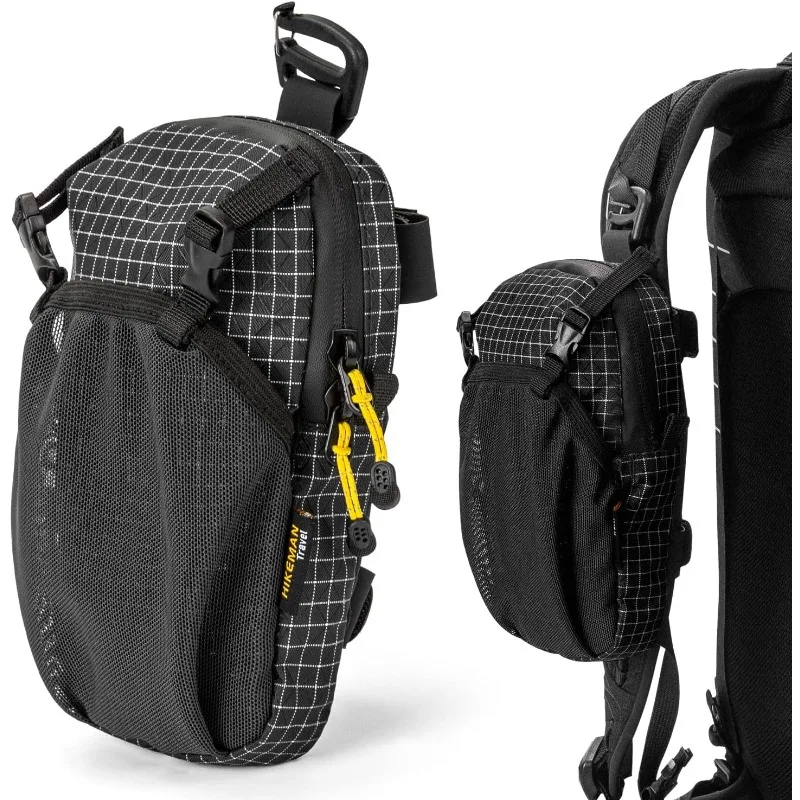 AliExpress NONE Water Bottle Holder Bag with Phone Pocket Quick-Adjust Strap Waterproof 420D Nylon for Cycling Hiking Camping Durable