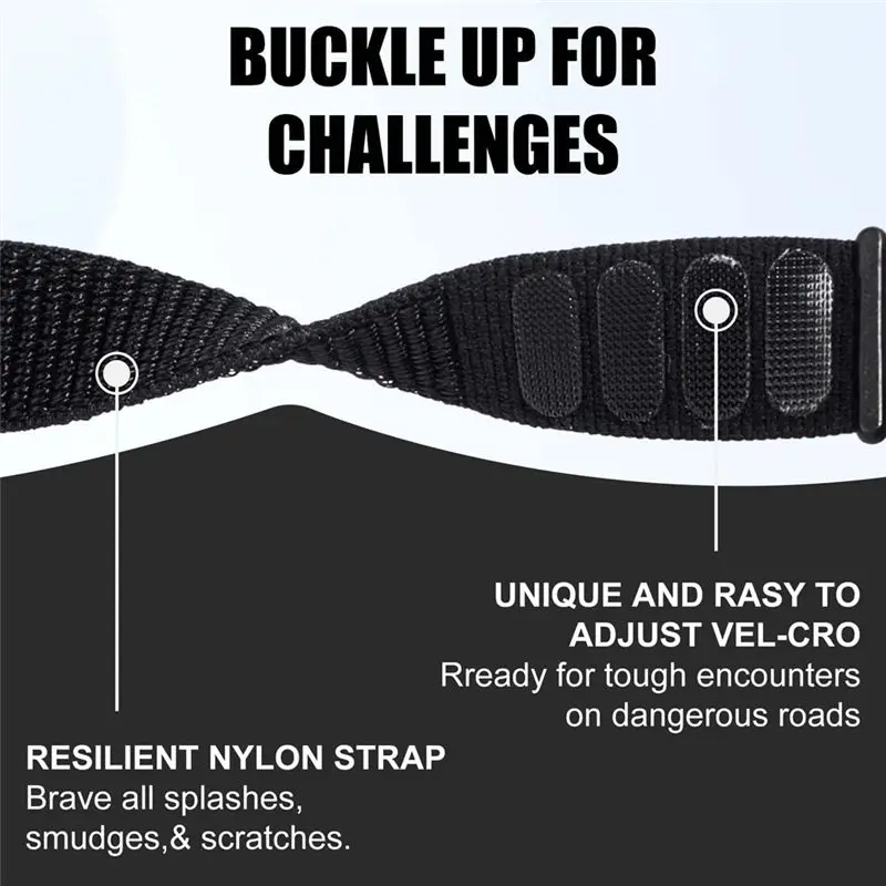 Winter Essential Nylon Sport Band Compatible For Whoop Band 4.0 Strap Men Women With Bumper Case, Breathable Nylon Adjustable Wa