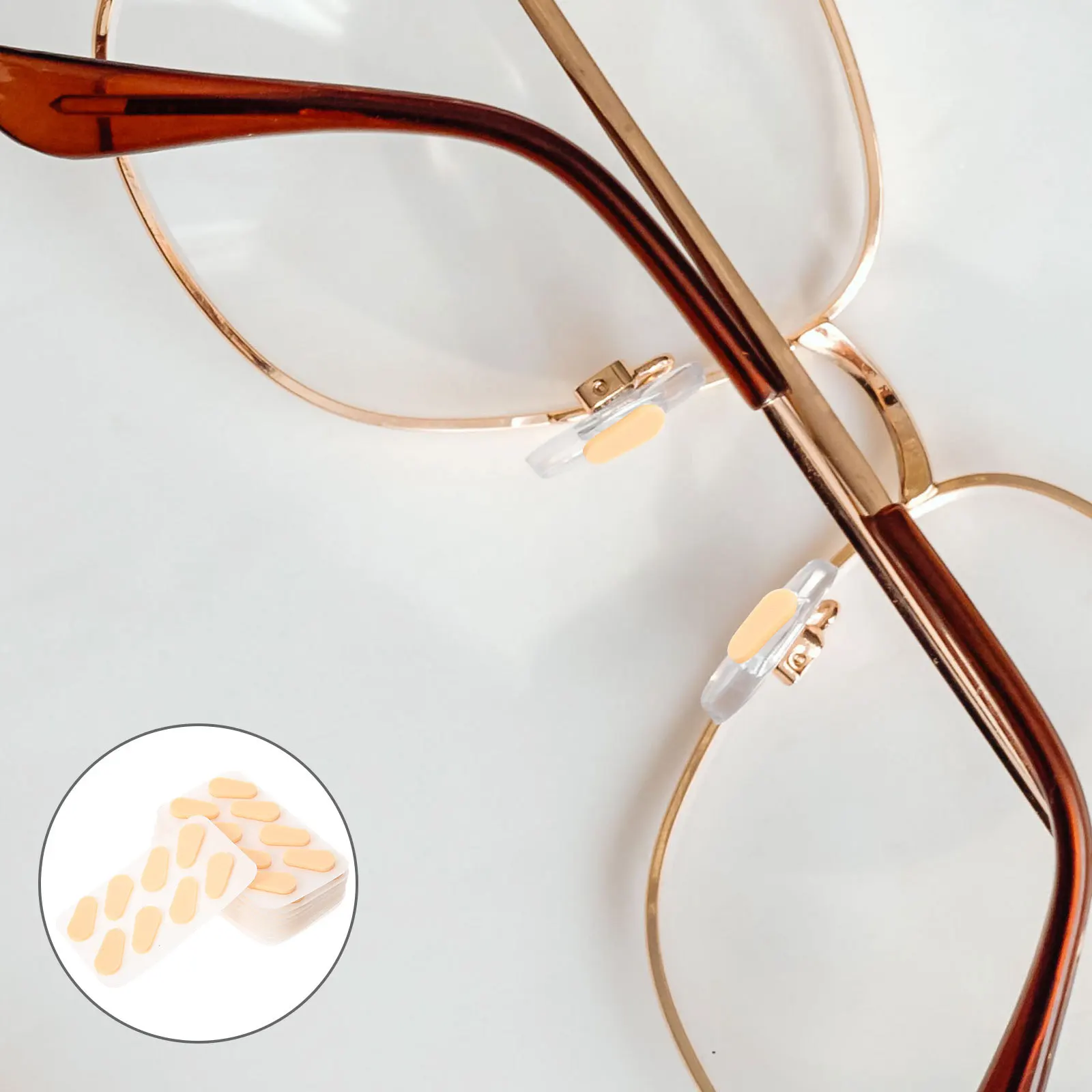 

1Pack Eyeglass Nosepads Self Adhesive Anti-Slip Nose Pads for Glasses Sunglasses Optical Plate Plastic Frames Comfort