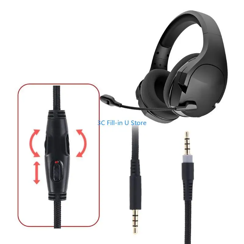G8TA Gaming Headset Cable Headset Cord Extension for HyperX Cloud for