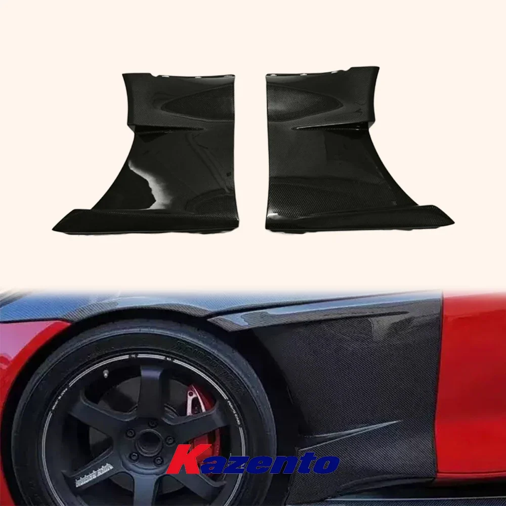 For Toyota Supra A90 2019-2022 Carbon Fiber KD Style Front Side Fender Pair