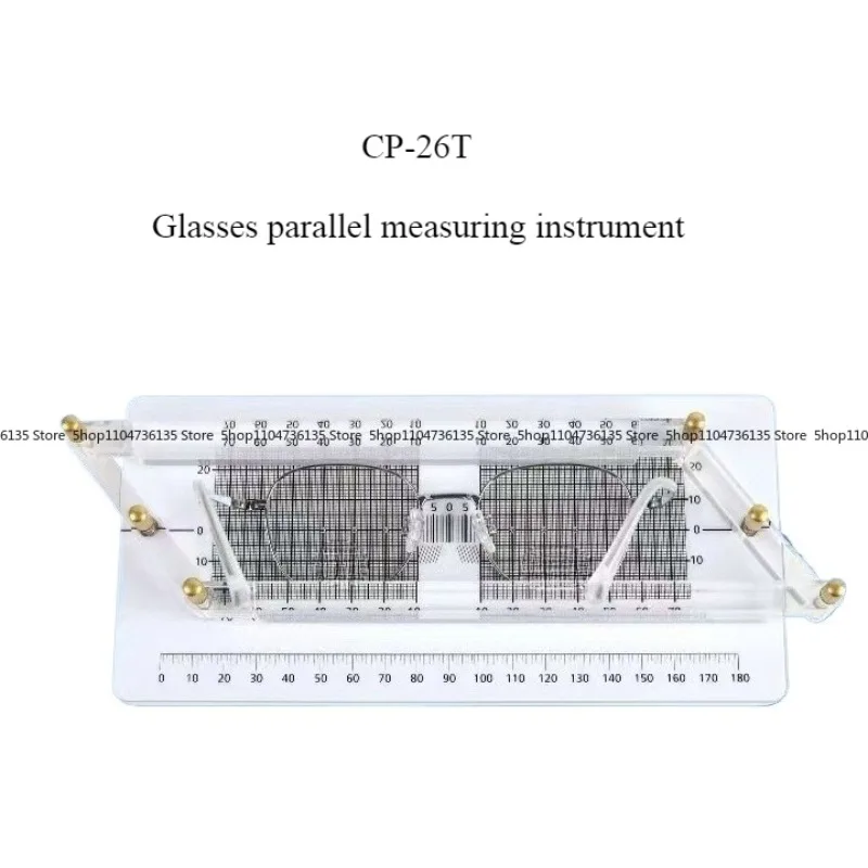 Glasses Parallel Measuring Instrument, Template Coordinate Locator Frame Balance Angle Lens Scribing Auxiliary Punching Tool