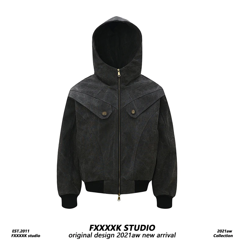 

Мужская ветровка FXK Original American Retro Waed Light Workwear Jaet, весенняя новинка, стильный трендовый бренд, этническая одежда