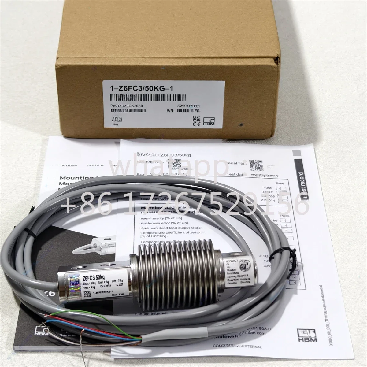 HBM Z6FC3 /50KG New Original Load Cell weighing Sensors