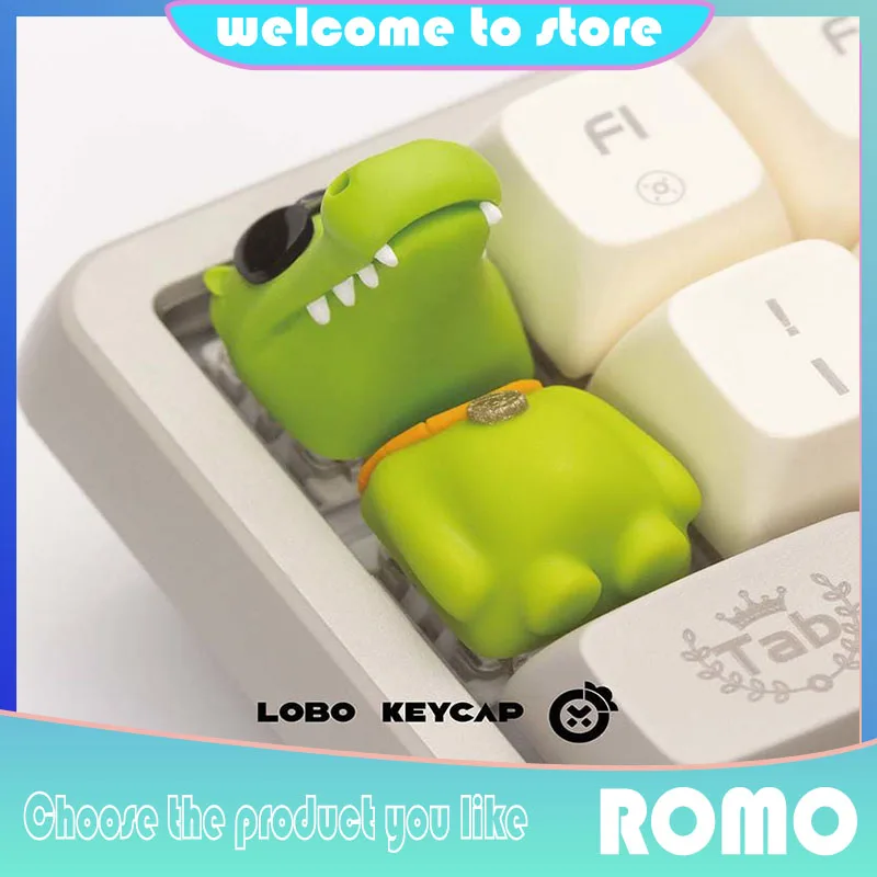 LOBO KEYCAPS Personalized Keycap Animal Party Nemowatt Combination Keycap Resin Art Keycap Cultural and Creative Toy