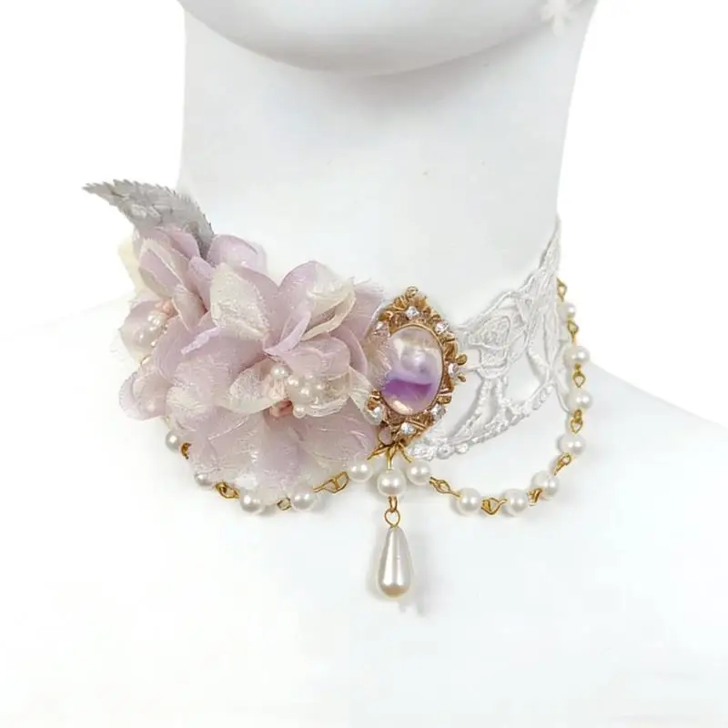31BF Unique Rose And Flower Design Necklace Neckchain Jewelry Gift Perfect Present