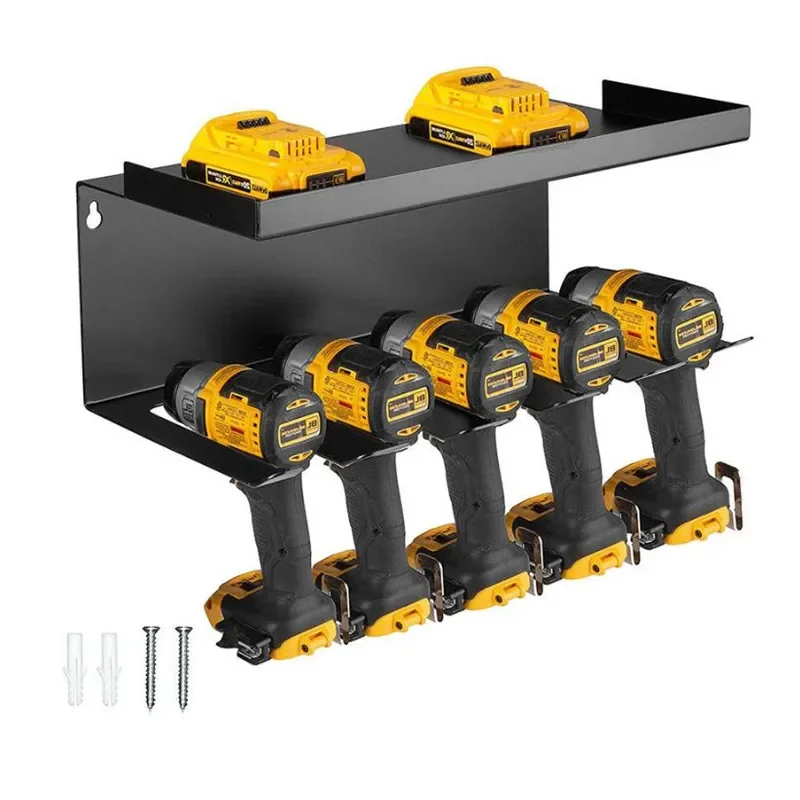 

Wall Mounted Tool Rack Holder, Electric Drill, Screwdriver Tools, Organizer Shelf, Storage Kit, Garage, Home, Furniture