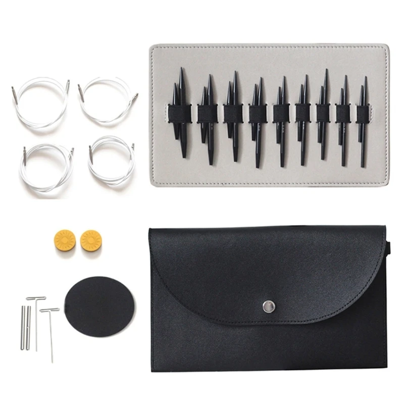 Interchangeable Circular Knitting Needle Set 3.0mm-6.0mm Circular Knitting Pins Dropshipping