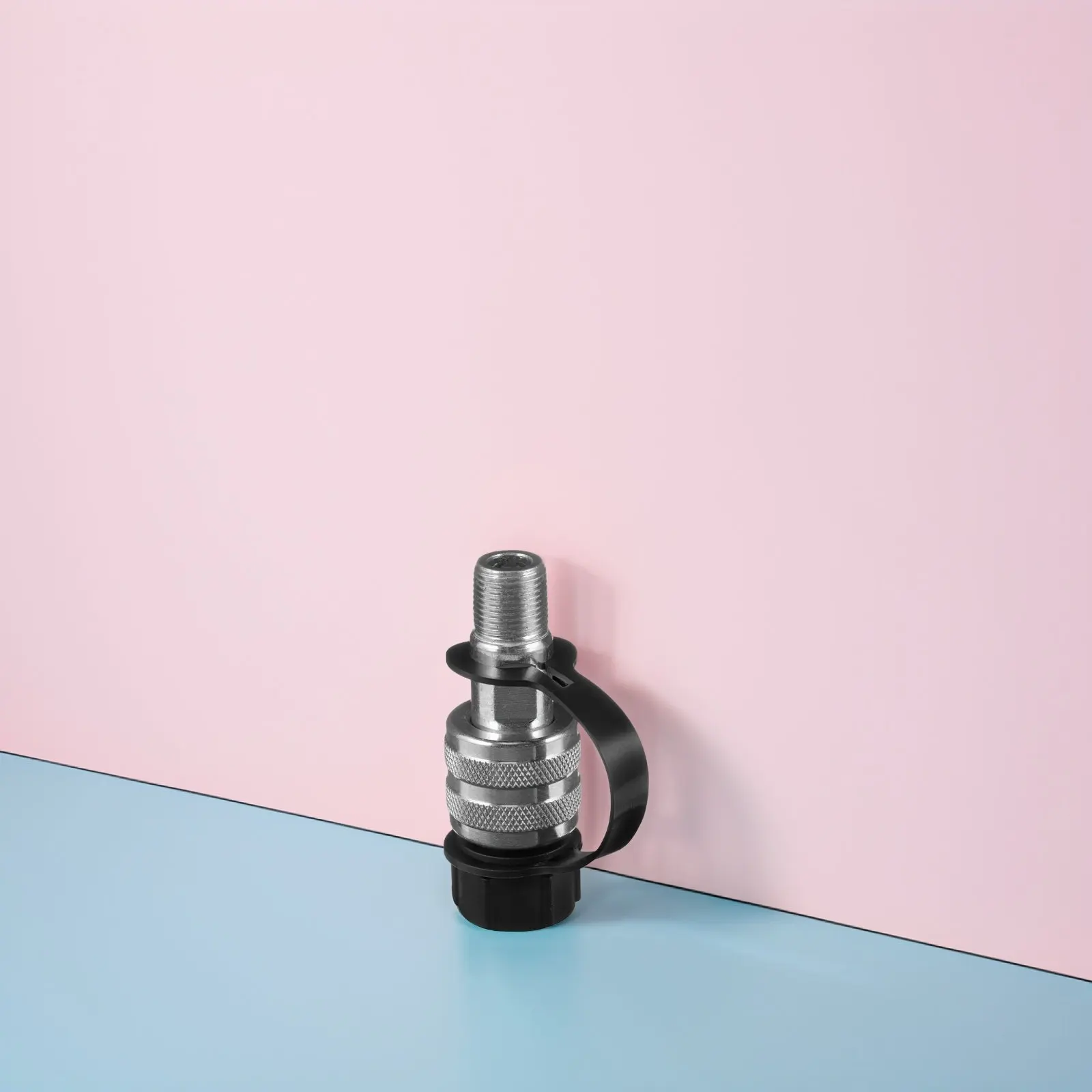 2pcs 3/8Inch Hydraulic Quick Coupler Heavy Duty Fast Change No Tools For Jack Pump Quickly Dust Cap Included