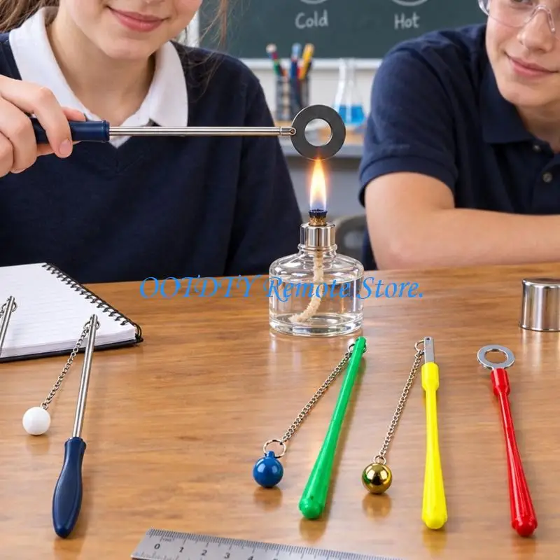  Ball and Ring Physics Experiment Apparatus for Observable Temperature Changes