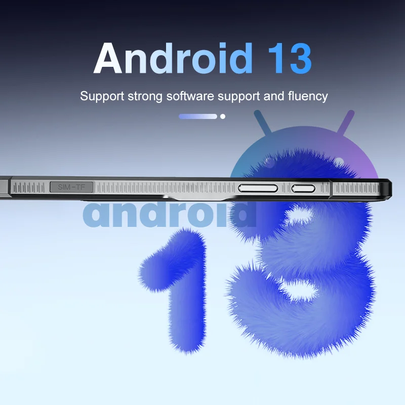 

CENAVA Slim 9" Inch IP68 Waterproof Android 13 System Rugged Tablet PC Support Video+Audio+Picture+E-book