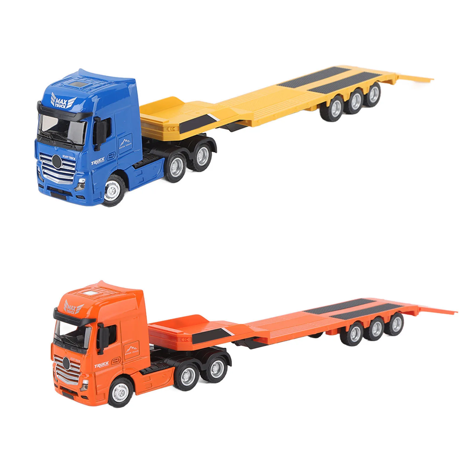 

Alloy Engineering Flatbed Trailer Toy 1: 50 Trailer Toys For Kids Over 8 Years Old Static Model