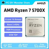 AMD nuevo procesador de CPU Ryzen 7 5700X R7 5700X 3,4 GHz 8 núcleos 16 hilos 7NM L3 = 32M Socket AMD AM4 procesador de juegos pроchtenссор
