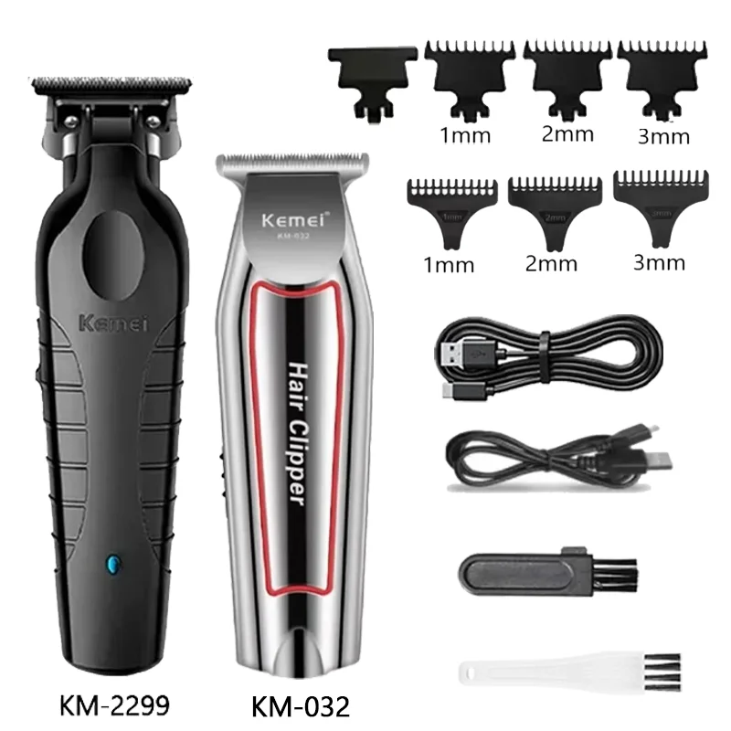 maquina-de-cortar-cabelo-eletrica-kemei-para-homens-aparador-de-cabelo-profissional-para-homens-km-2299-km-032-km-1102