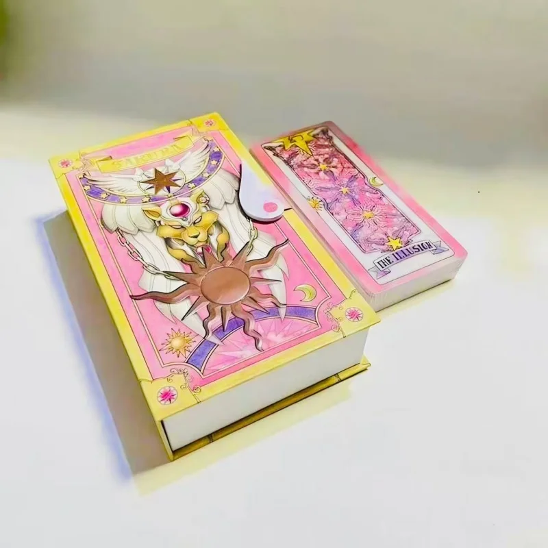 Anime Cardcaptor Sakura 56Pcs Clow Card / Sakura Card Buckle Magic Book Shaped Outer Box Fan Collection Commemoration Girl Gift - view 3