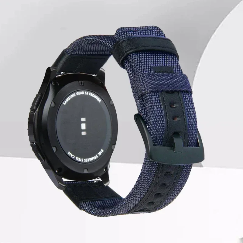 20 mm 22 mm Nylonarmband für Samsung Galaxy Watch 7 FE 6 5 4 40 mm 44 mm gewebtes Band für Huawei GT5 Pro 46 mm GT4/3Pro Sportarmband