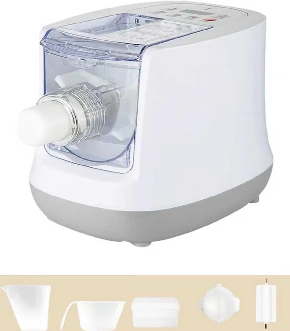 260W Automatic Pasta Maker, 13 Pasta Shapes Electric Pasta Maker | Automatic mixing and extrusion with 13 shaping discs for nood