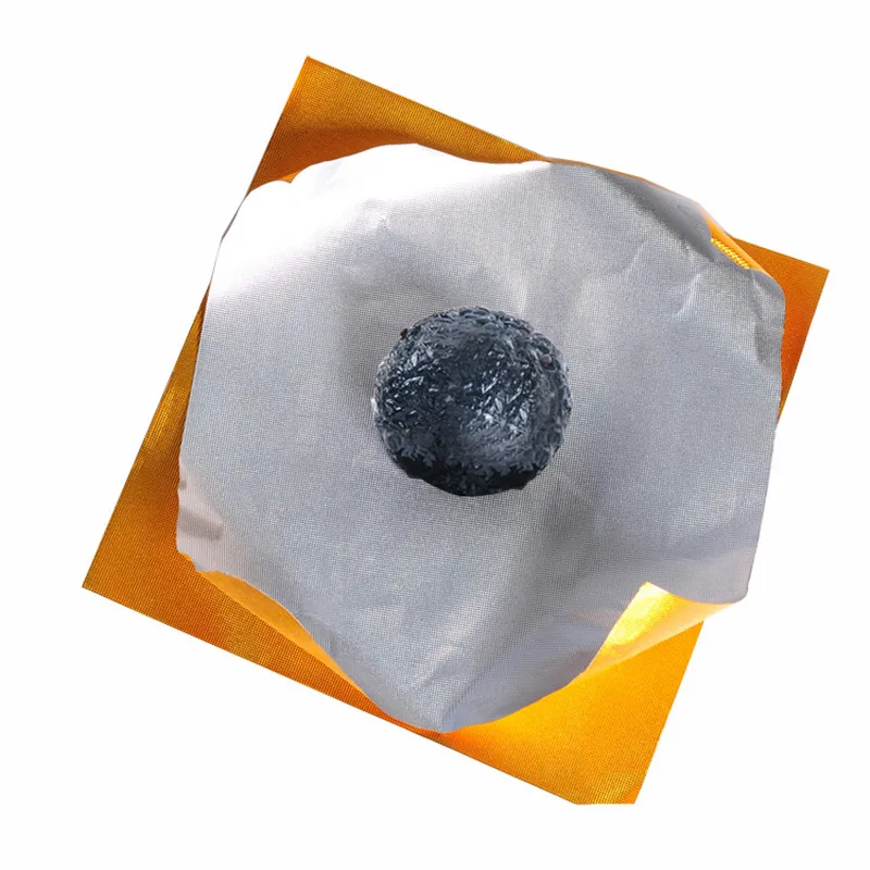 100 Stück 10x10cm quadratische Aluminiumfolie für Süßigkeiten, Schokolade, Tee, Sesam, Pillen, Geschenkverpackungen und Partybedarf – Detail 11