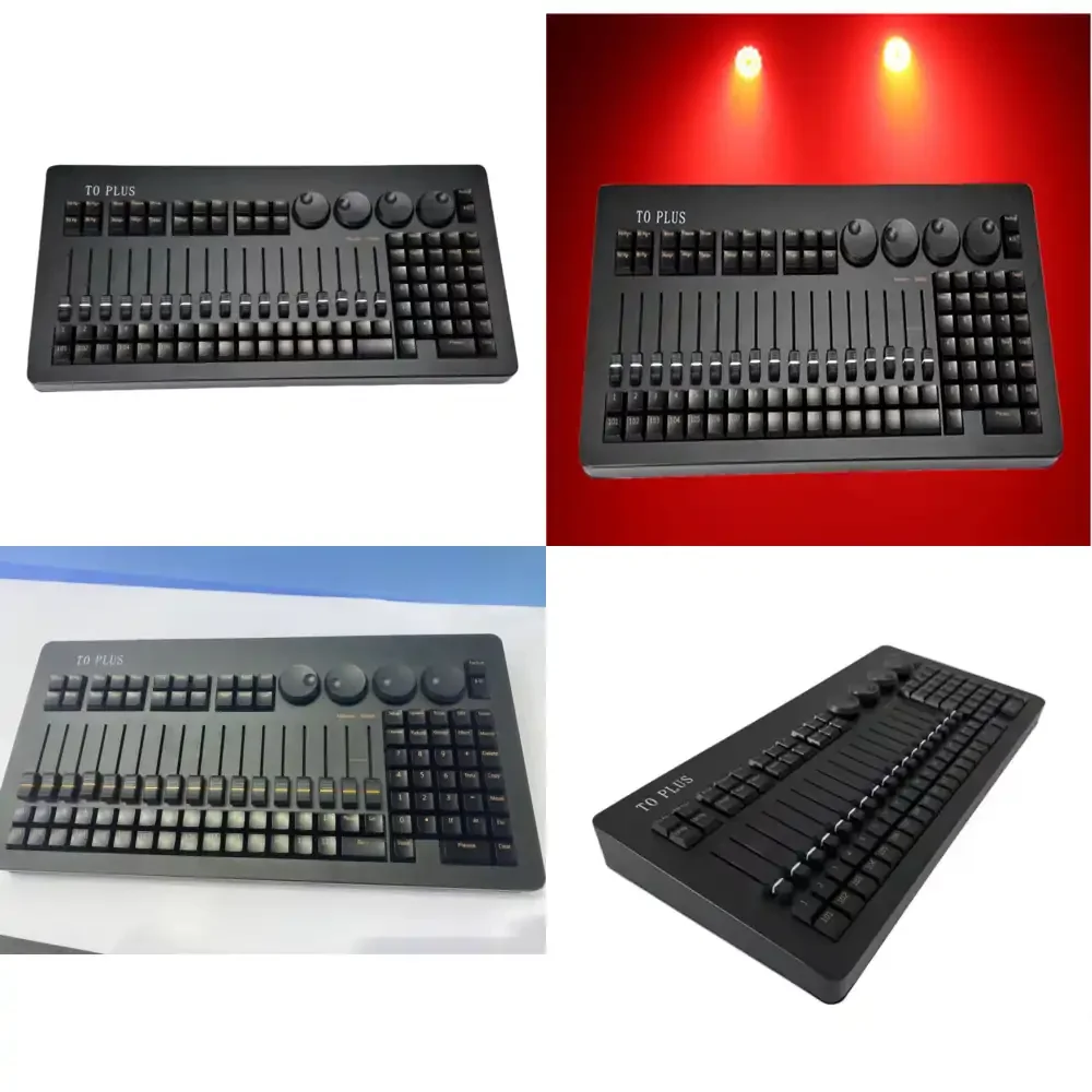 Mini DMX Controller for Moving Head Stage Light DJ Console with Bag for LED Stage Lighting Equipment Control Panel