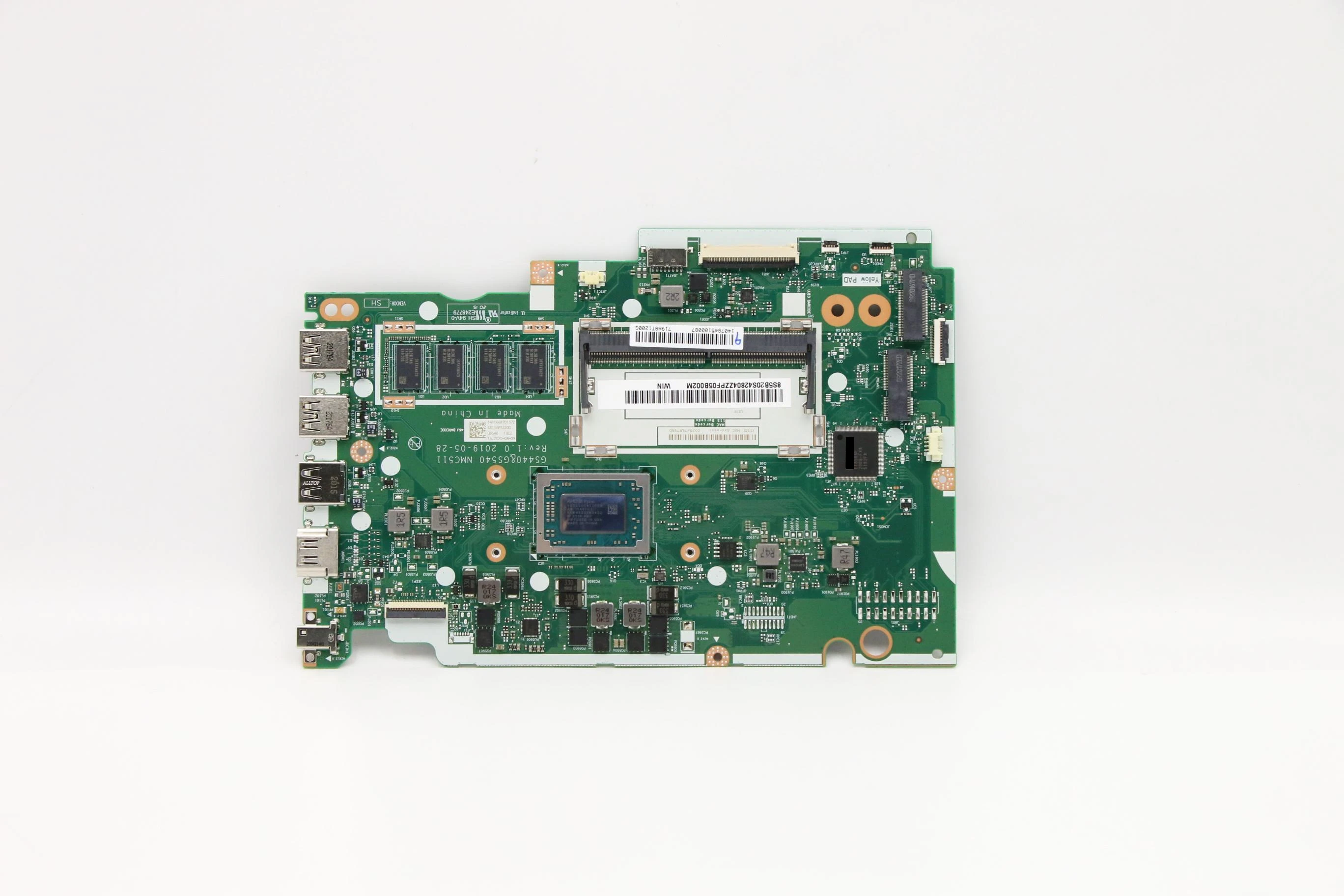 5B20S42804 Per Lenovo ideapad S145-15API Scheda Madre Del Computer Portatile 4GB di RAM R3 3200U Processore Completamente Testato al 100%