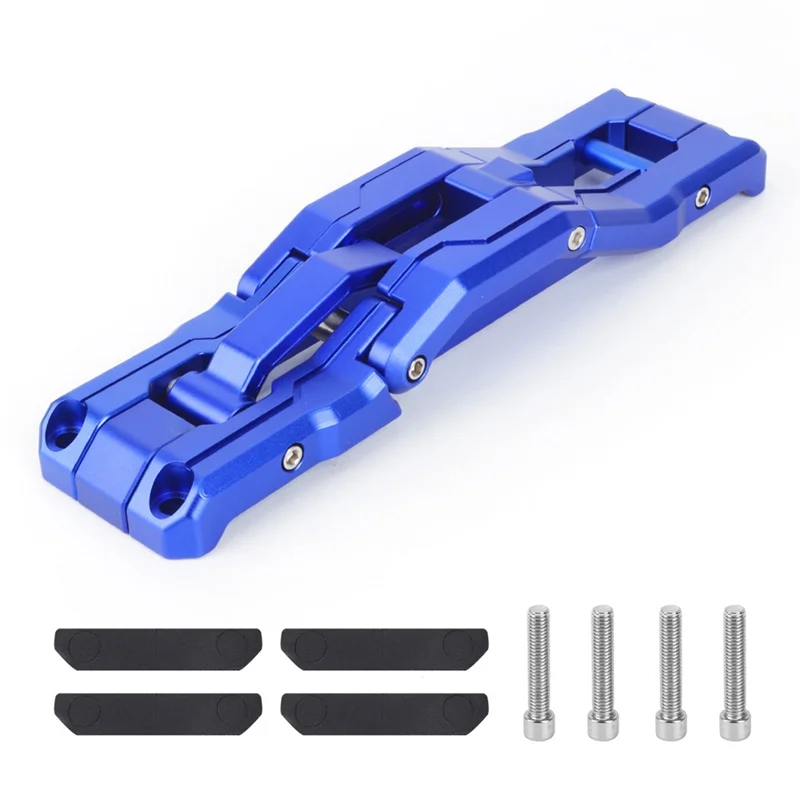 2/4 Door Before and After Side Ladder Pedals for JK/JL 2007-21 Aluminum Alloy Folding Ladder Pedals Blue