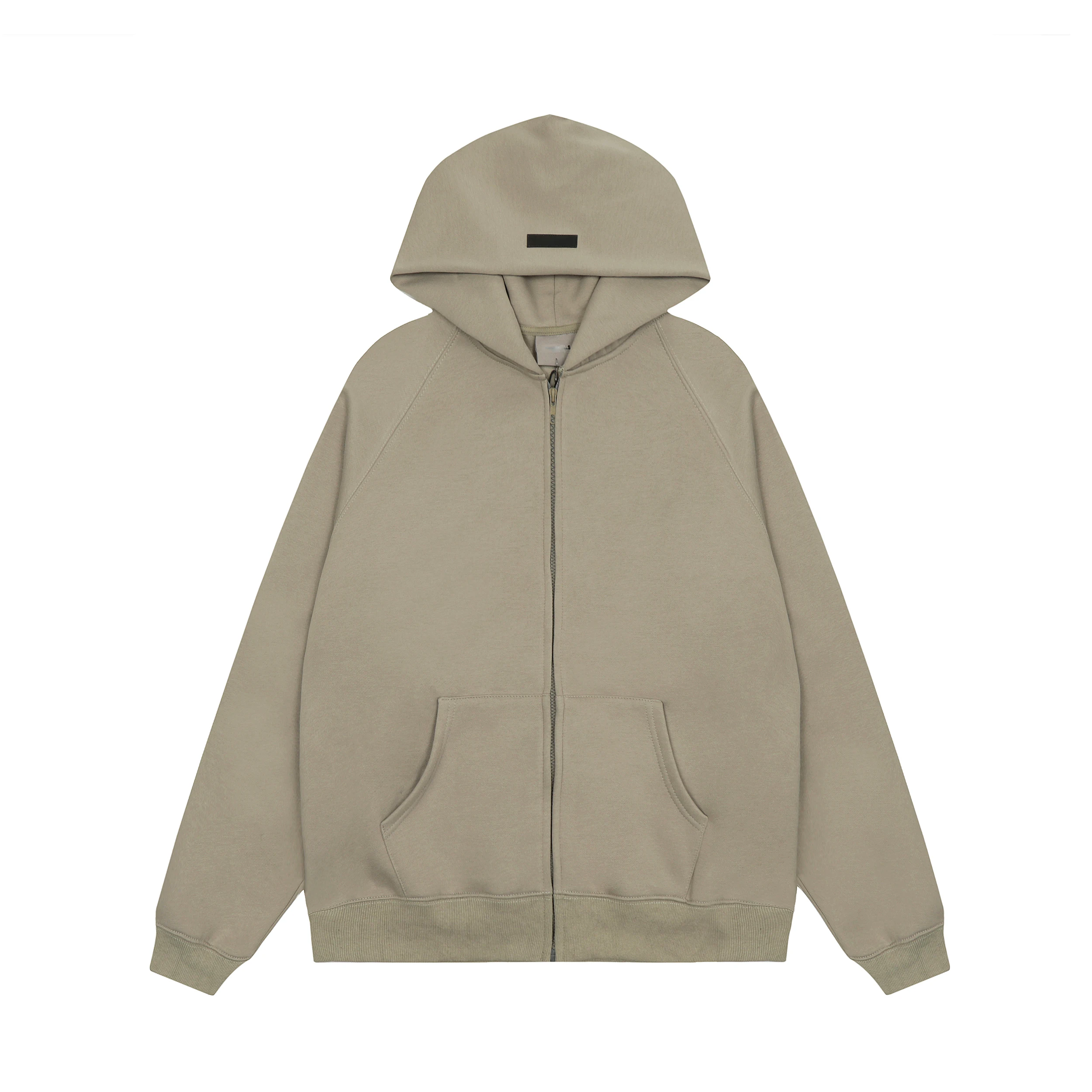 Super David-jas voor heren, luxe cardigan met capuchon, 3D-siliconen letterhoodie, high street jas- en broekset voor koppels