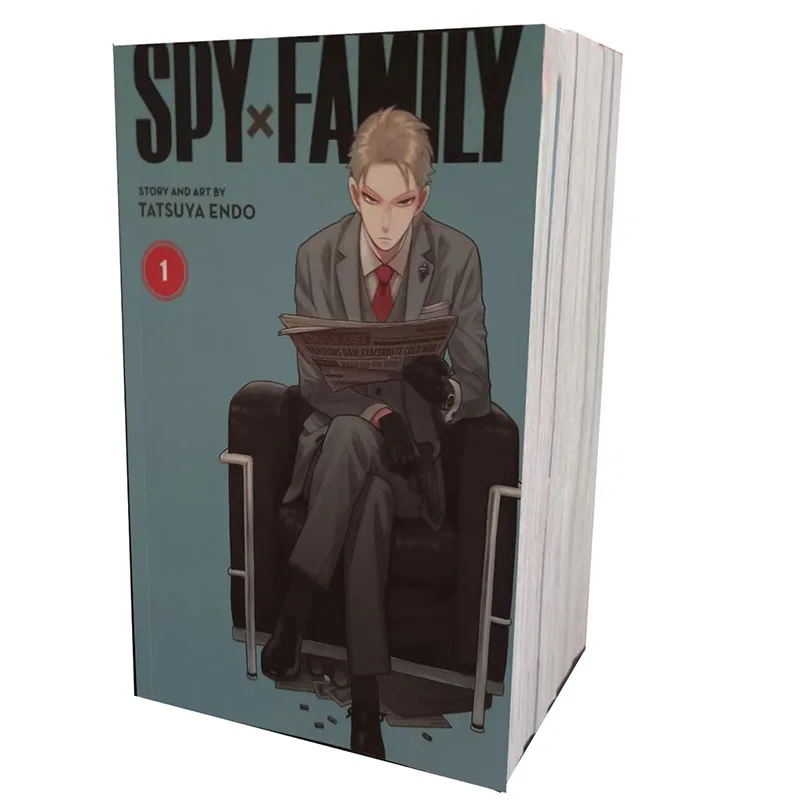 

7 Books/Set Japanese Anime SPY×FAMILY Official Comic Book Volume 1-7 SPY FAMILY Funny Humor Manga Books English Edition