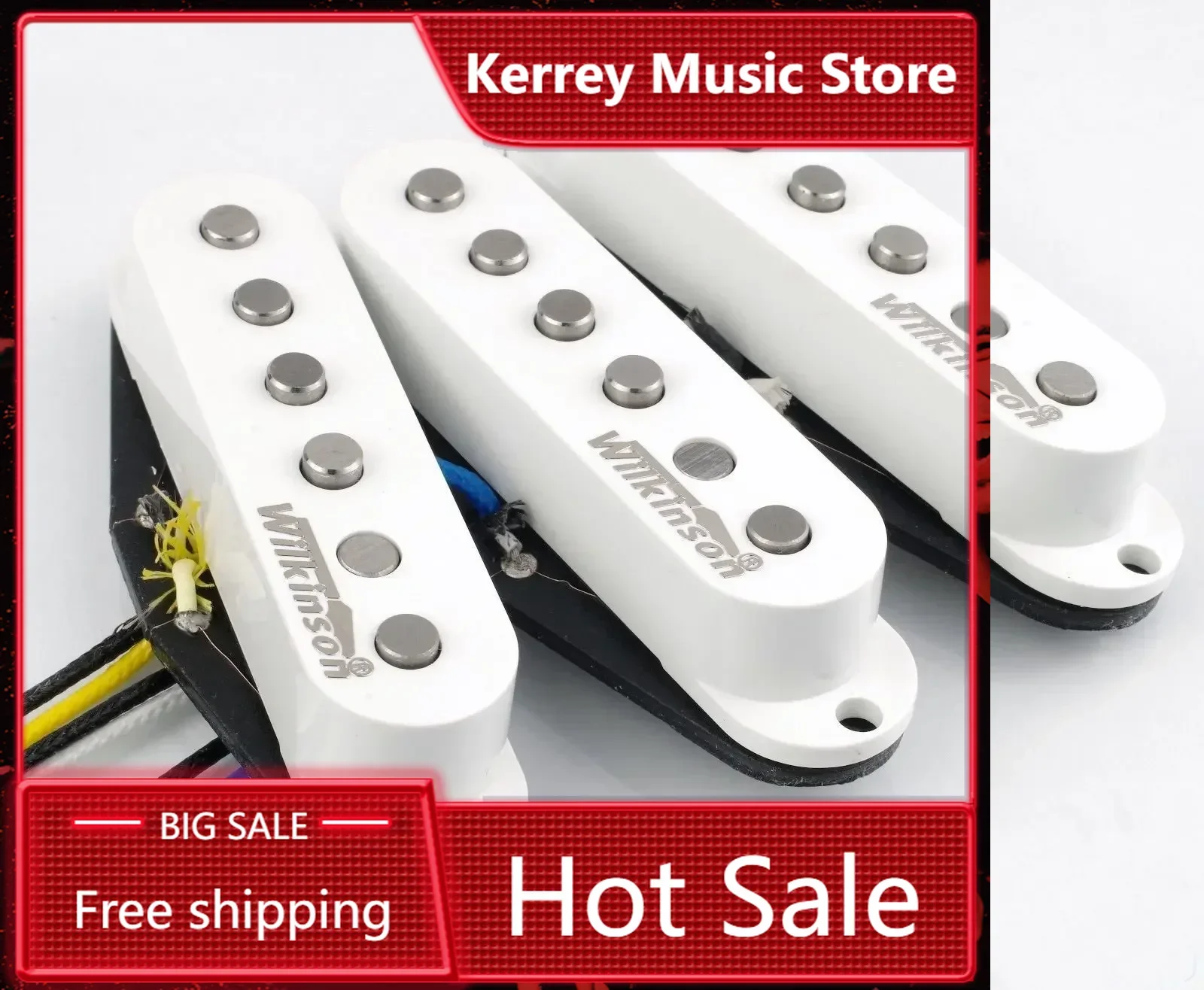 

Wilkinson Electric Guitar Pickups WVS Ainico5 Single coil Guitar Pickup For Squier Pickups Replacement