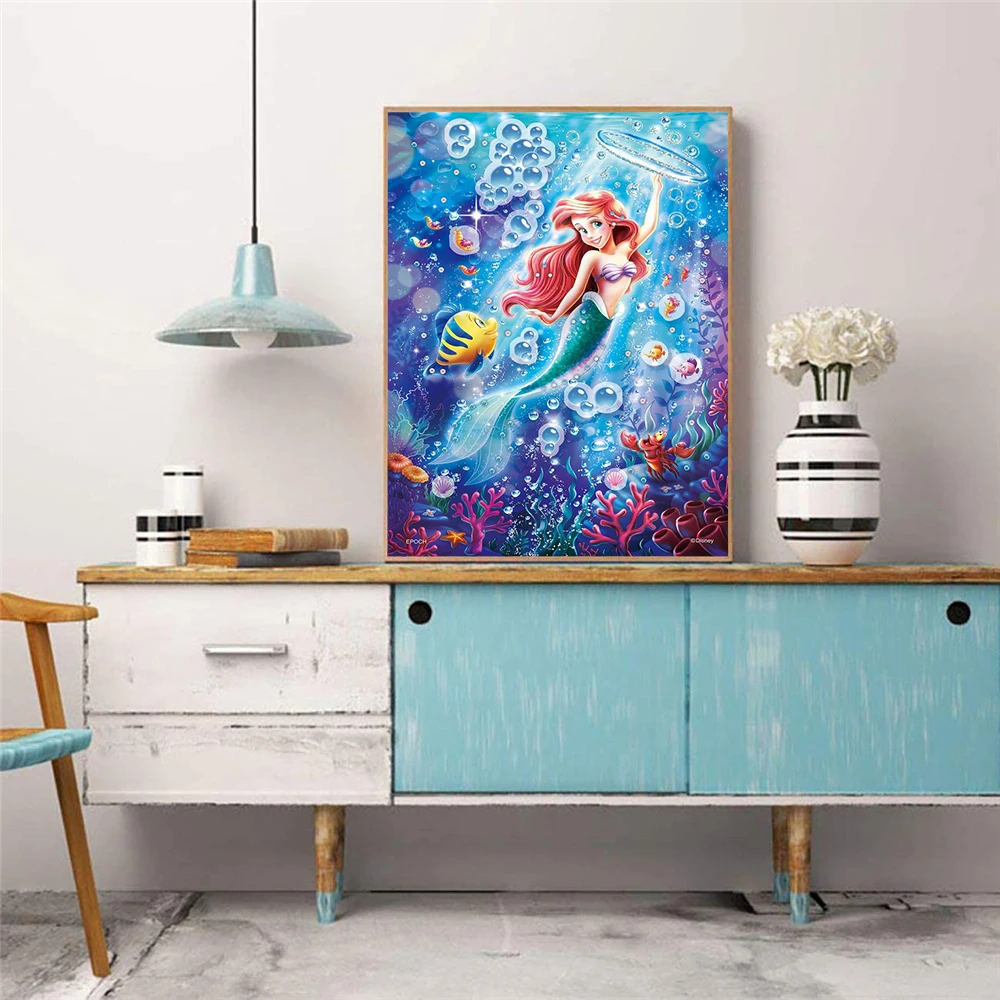 Disney DIY 5D Diamond Painting Cartoon Fantasy Princess Mosaic Embroidery Full Rhinestone Drill Art Home Room Decoration image 2