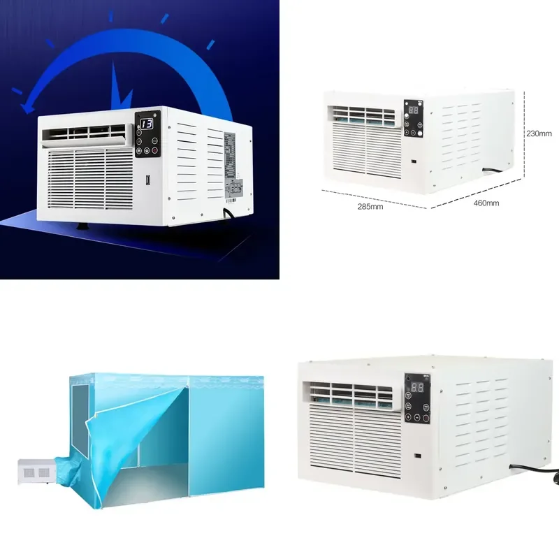 Remote Control Air Conditioner LED Panel Portable Air Conditioning Fan Heating & Cooling Dehumidification Cooler For Home