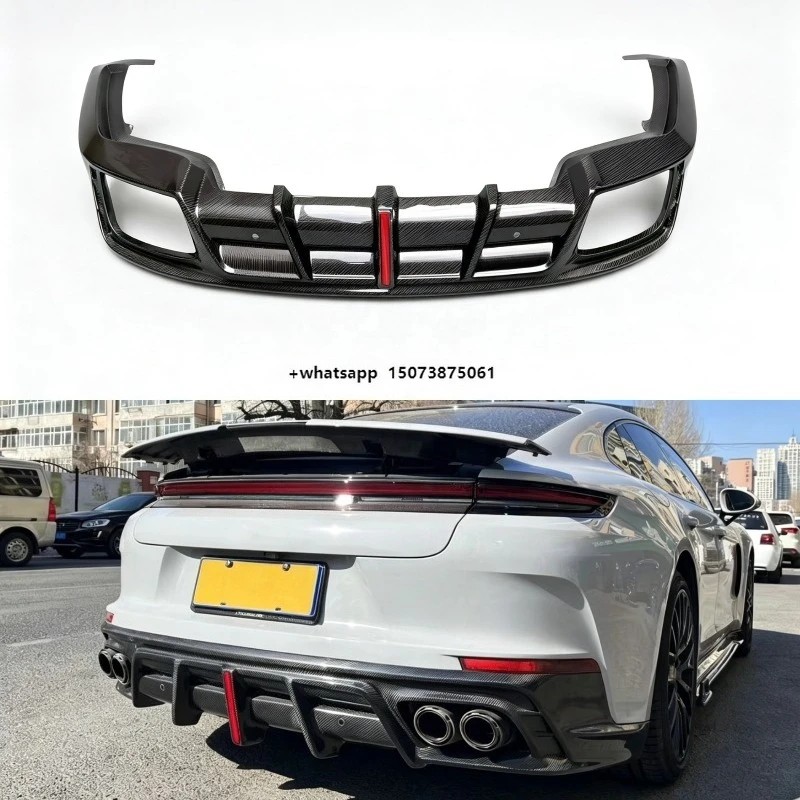 For  976 Carbon Fiber AE Style Car Rear Bumper Sleek Lip Diffuser Factory Direct