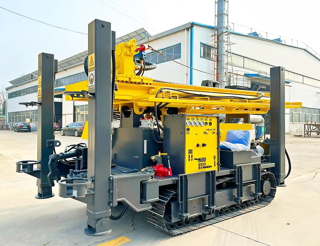 200m Hydraulic Borehole Water Well Drilling Rig 350m Water Well Crawler Hydraulic Portable Drilling Rig Machine