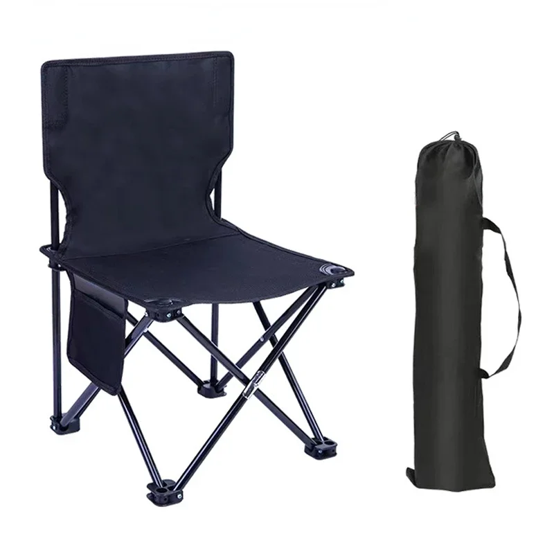 Detachable Portable Folding Camping Chair Outdoor Moon Chair Collapsible Foot Stool for Hiking Picnic Fishing Beach Chairs