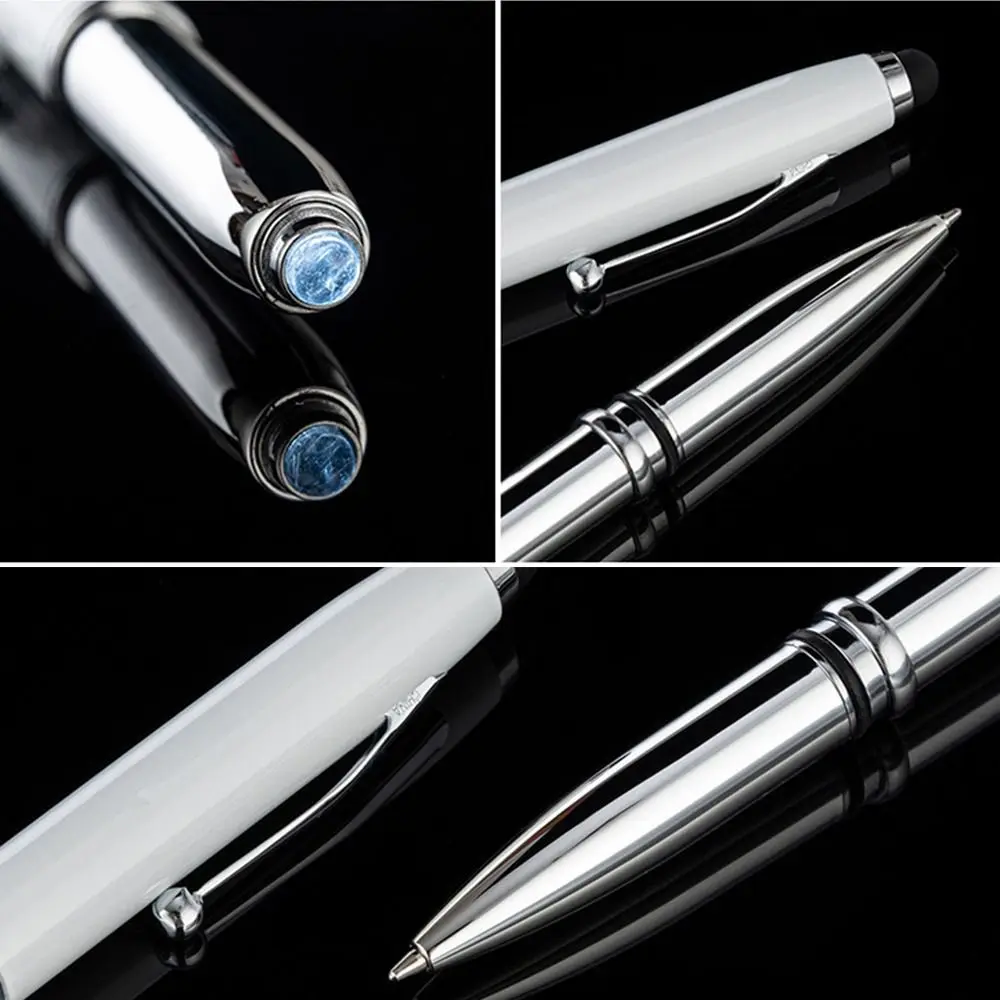3-in-1 Construction Tools With LED Light Ballpoint Pen Outdoor Tool Multi-function Pen Capacitive Pen
