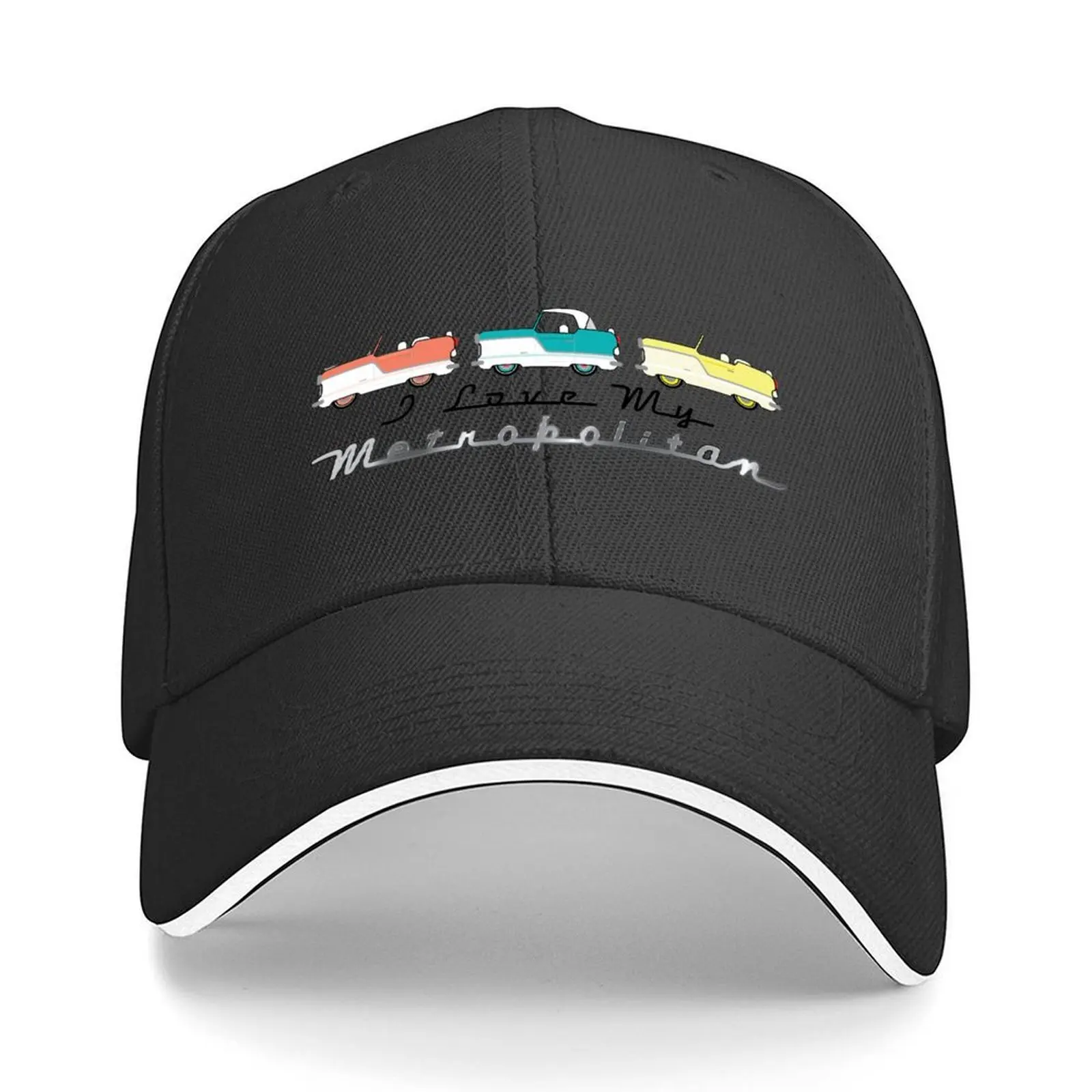 

I LOVE MY METROPOLITAN Baseball Cap Fishing cap Visor hats for men Hat Luxury Brand Elegant Women's Hats Men's