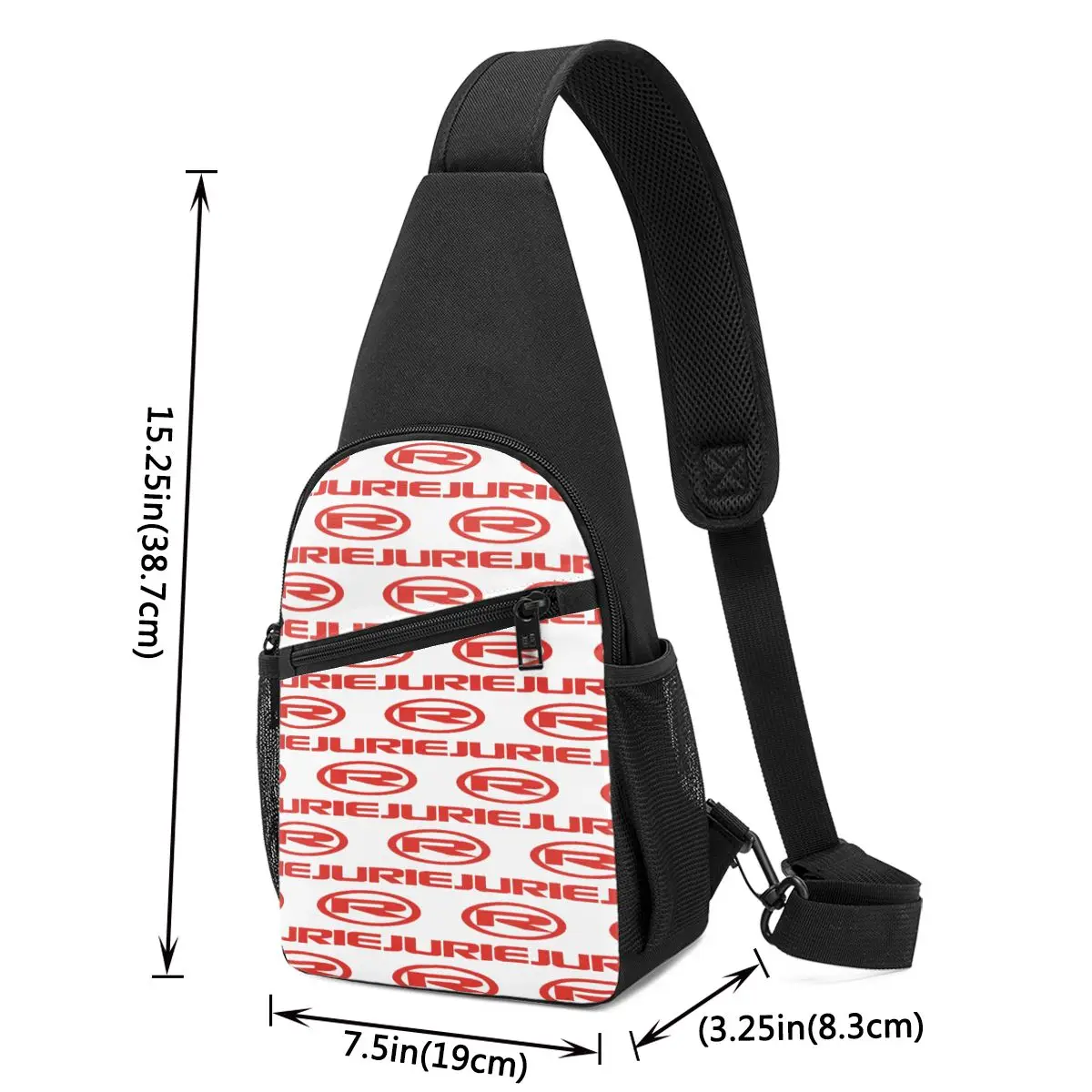 Rieju Moto Chest Bag Men Sling Crossbody Backpack Chest Bag Travel Hiking Daypack Shoulder Bag