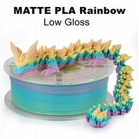 KINGROON Silk Matte PLA Rainbow 1.75mm 1kg-High quality filament